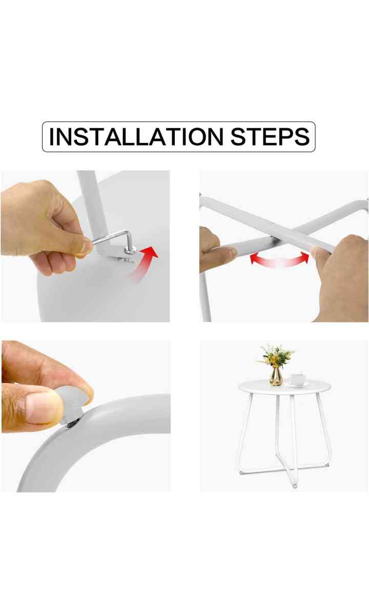 small round side table - Pomona, California - FleaMarketBay