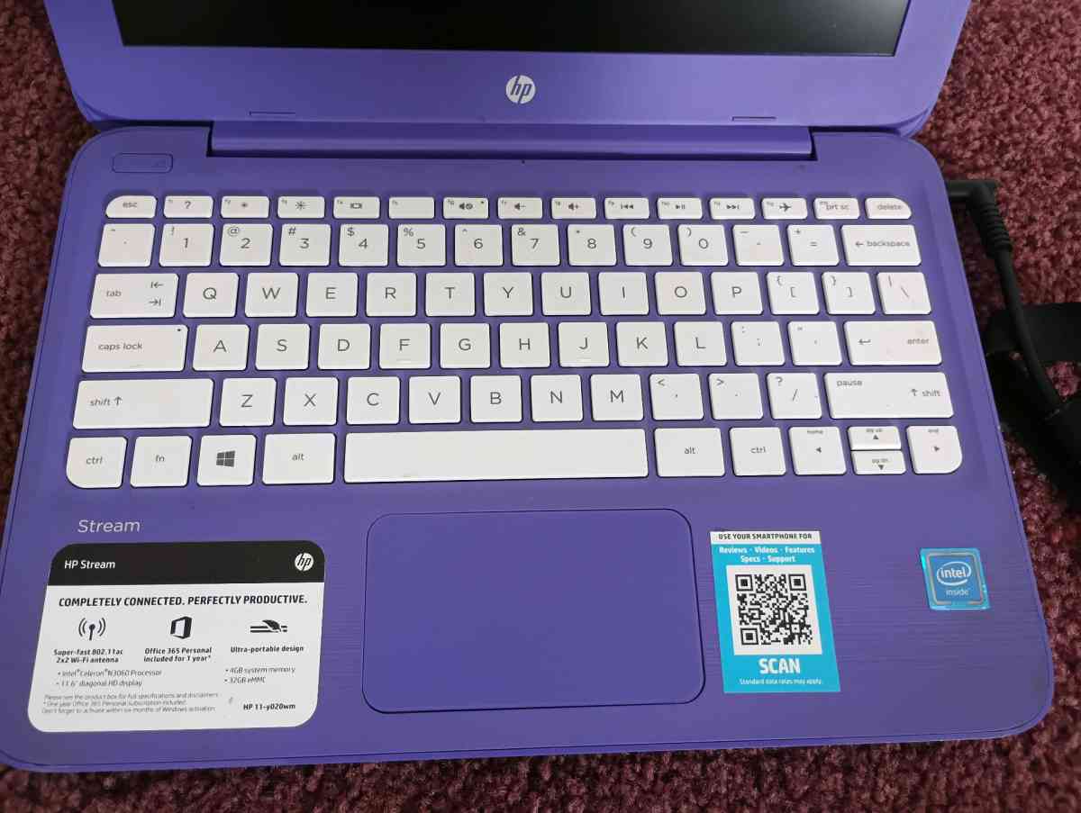 HP Stream 14ax020wm 14 Laptop Intel Celeron 4GB RAM 32GB eMM - Frostproof, Florida - FleaMarketBay