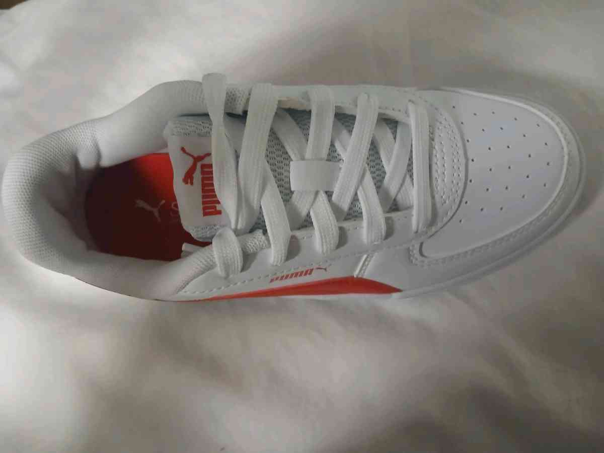 brand new red and white puma sneakers - Mcdonough, Georgia - FleaMarketBay