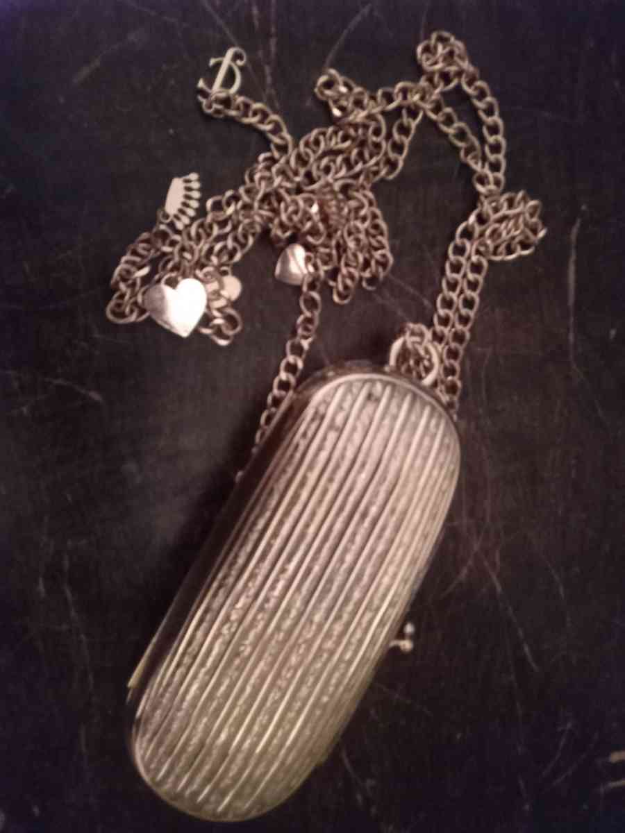 golden vintage used coin purse reading glasses case size - El Cajon, California