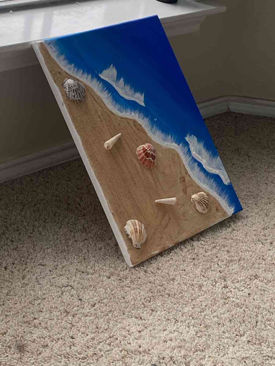 sandy beach painting - Fort Worth, Texas