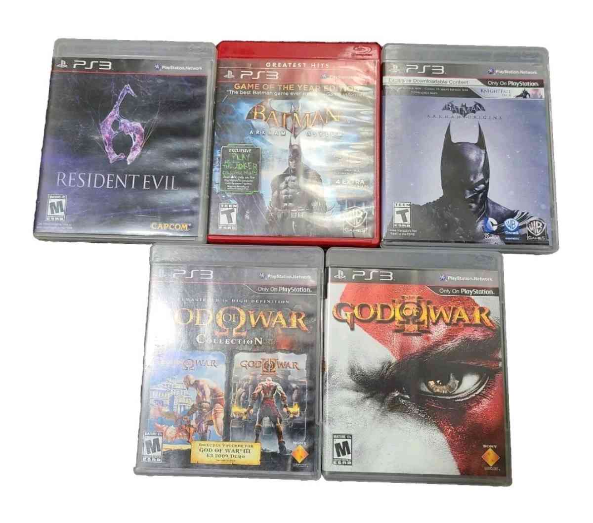 Lot of 5 Video Games PS3 different video games Nice Used Con - Akron, Ohio - FleaMarketBay