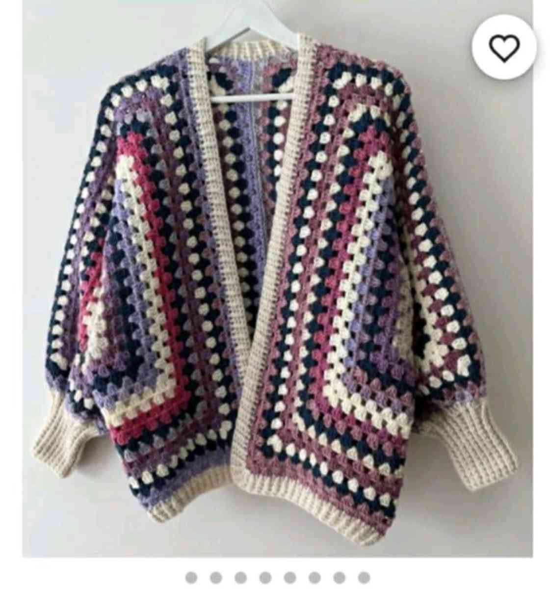 hexagon cardigan handmade - Comstock, Michigan