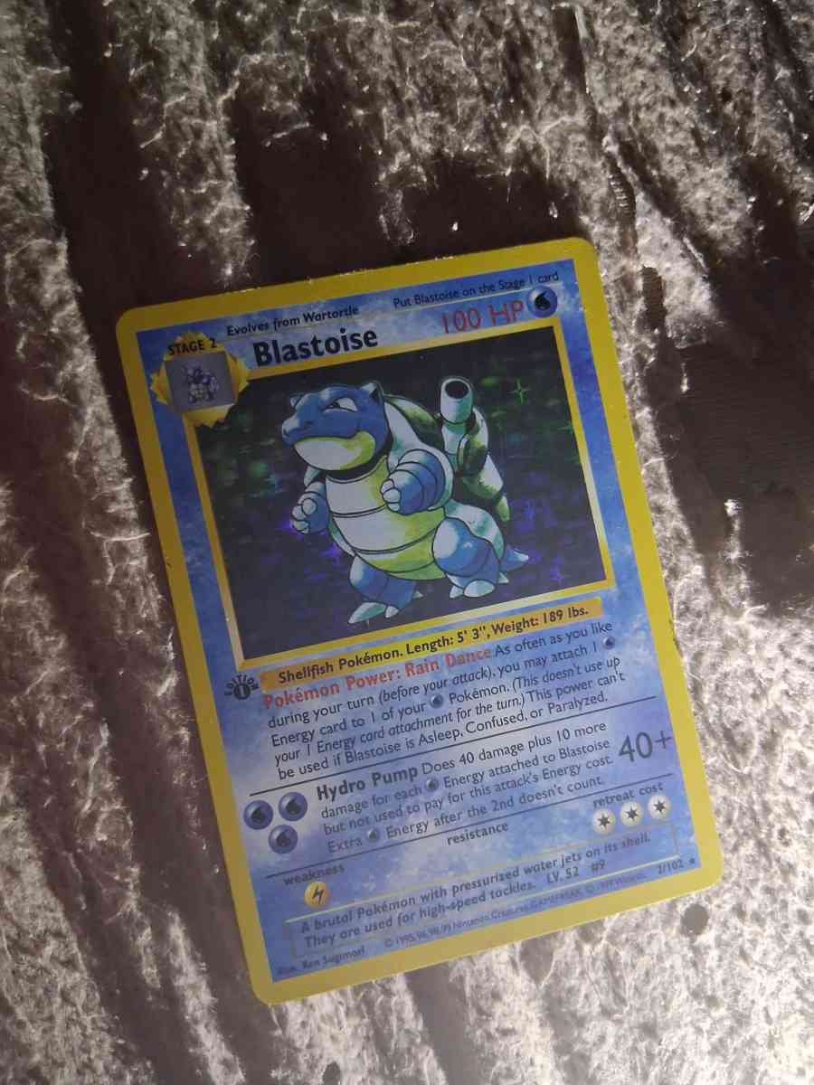blastoise base set - Greenville, Ohio - FleaMarketBay