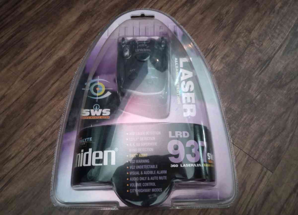 uniden LRD 937 radar detector brand new - Redding, California