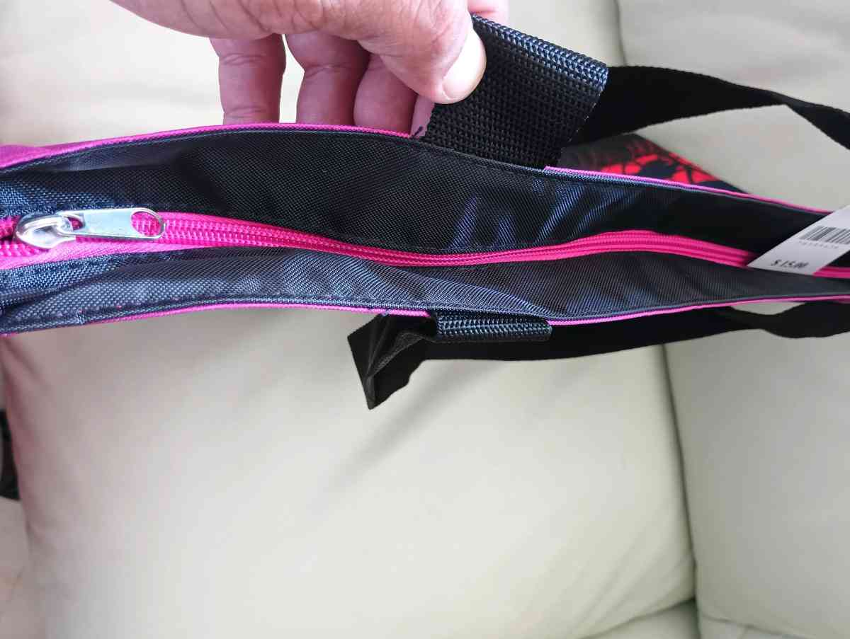 Pink and Black Savanna Scene Tote Bag - Frostproof, Florida - FleaMarketBay