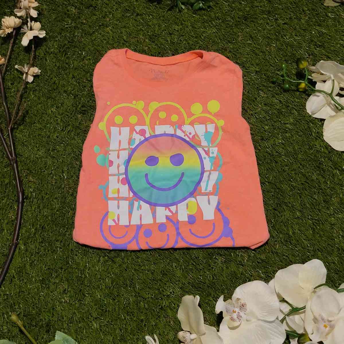 Girls Neon Graphic Tee - Baltimore, Maryland - FleaMarketBay