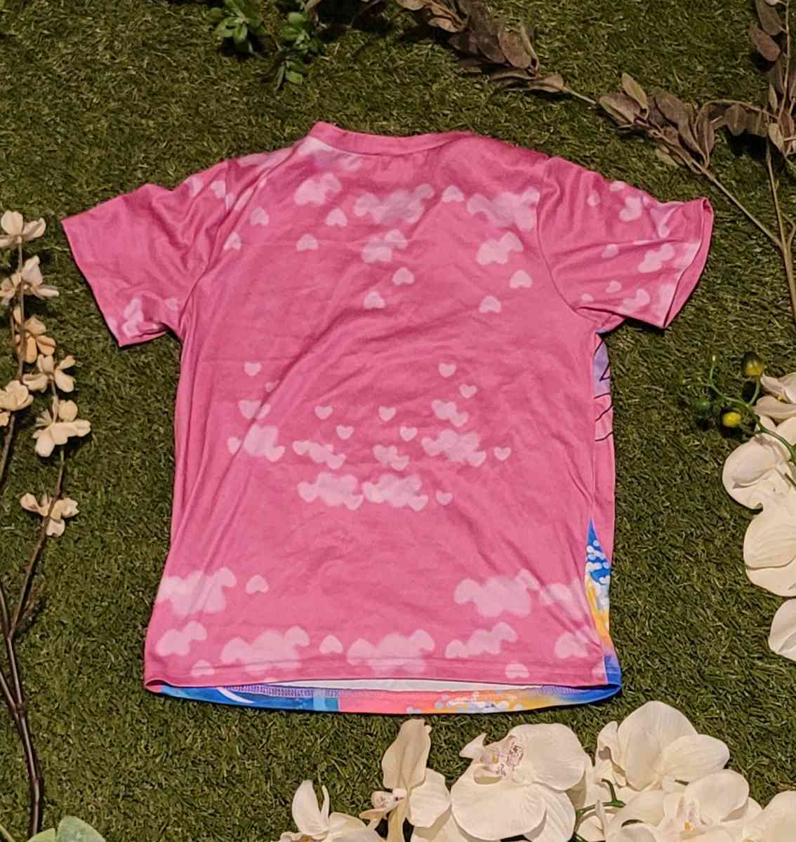 Multicolored Princess Tee with Bows and Big Eyes - Baltimore, Maryland - FleaMarketBay