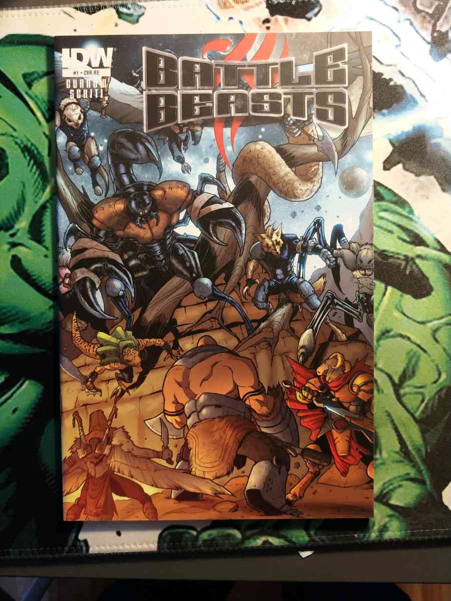 Battle Beasts 1 Exclusive Variant cover - Colonial Heights, Virginia