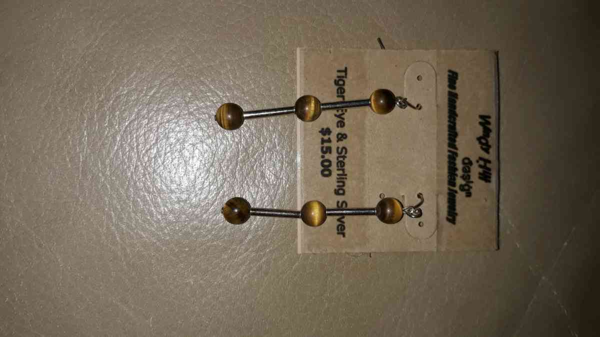 Tigers Eye Earrings - Fairview, North Carolina