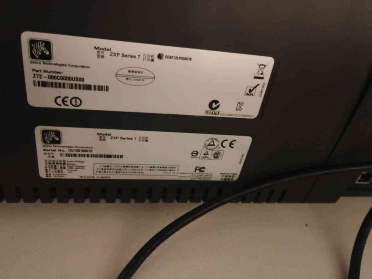 zebra zxp series 7 printer - Austin, Texas - FleaMarketBay