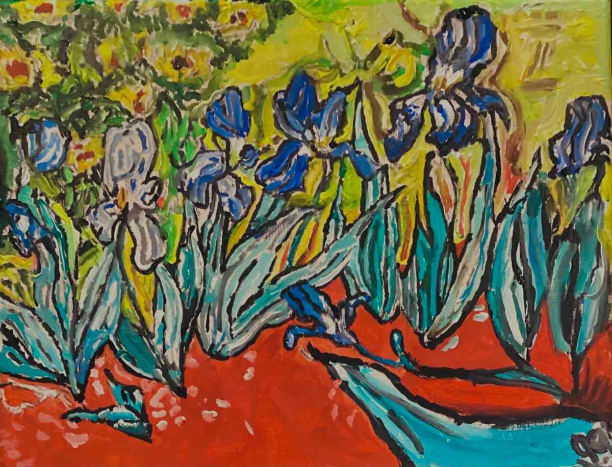 Original New Monet Special GG  11 x 14 Canvas Painting - Pflugerville, Texas