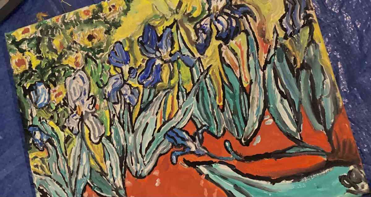 Original New Monet Special GG  11 x 14 Canvas Painting - Pflugerville, Texas - FleaMarketBay