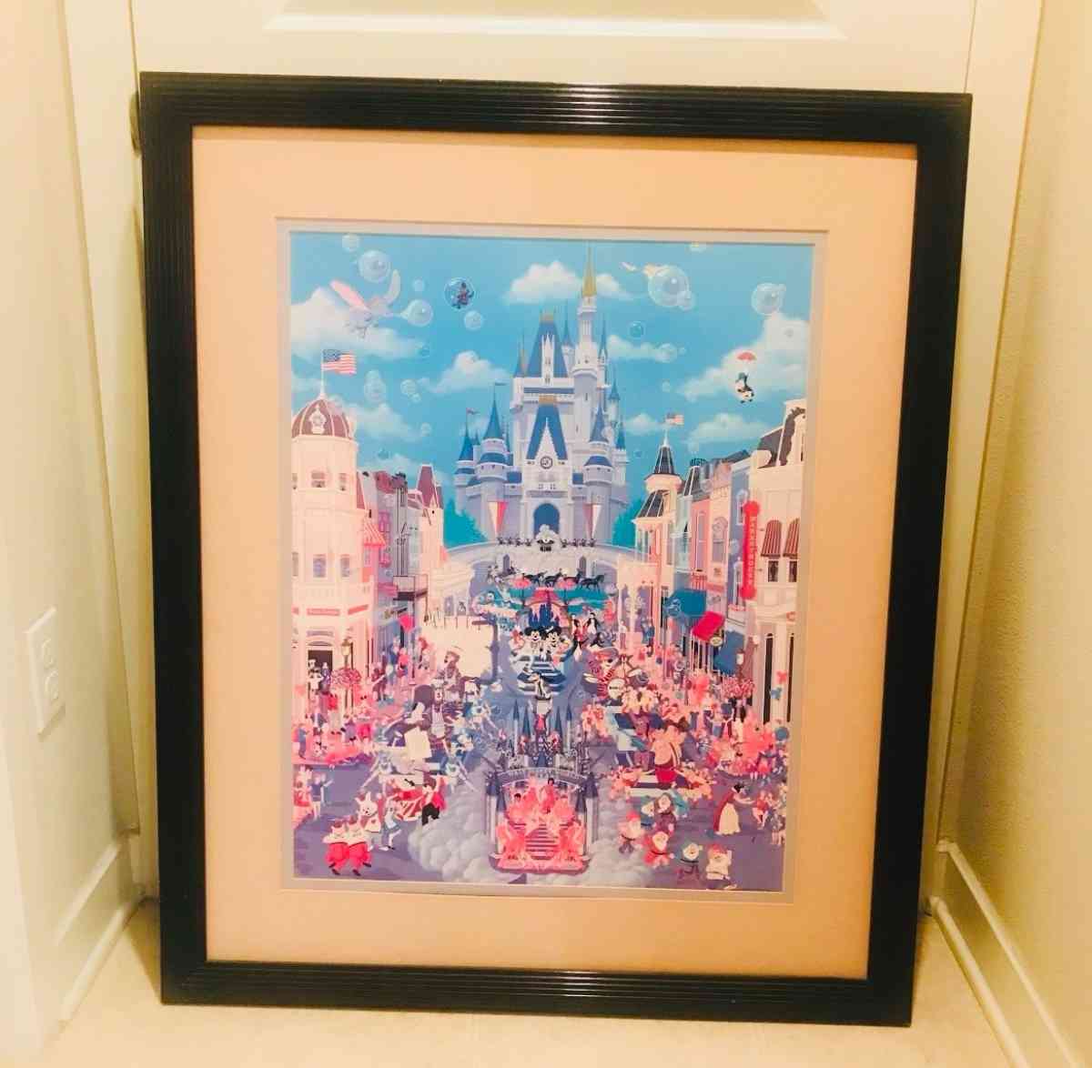Walt Disney World 15th Anniversary Poster - Claremont, California - FleaMarketBay