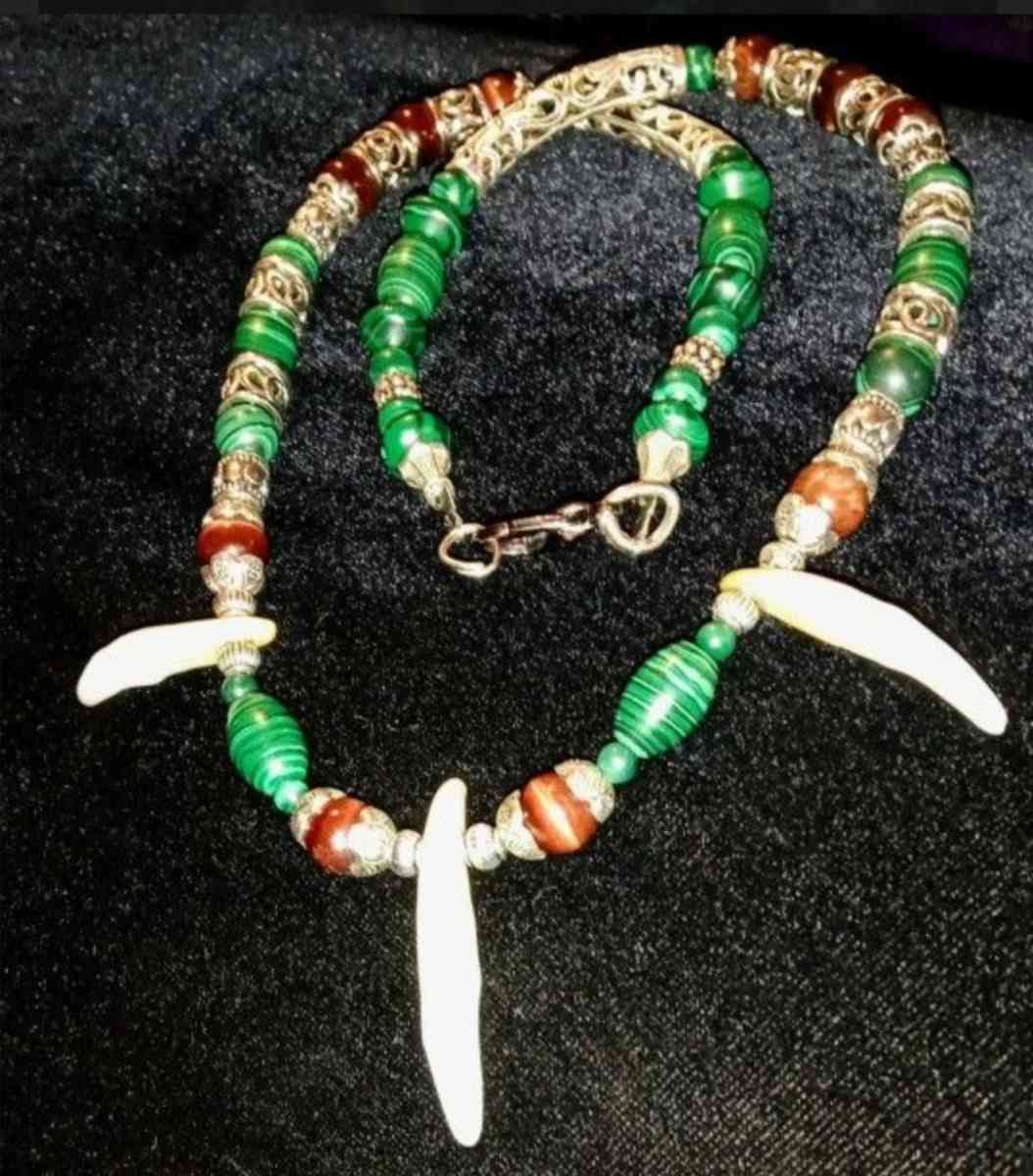 Handmade Wolf tooth necklace - Alturas, California - FleaMarketBay