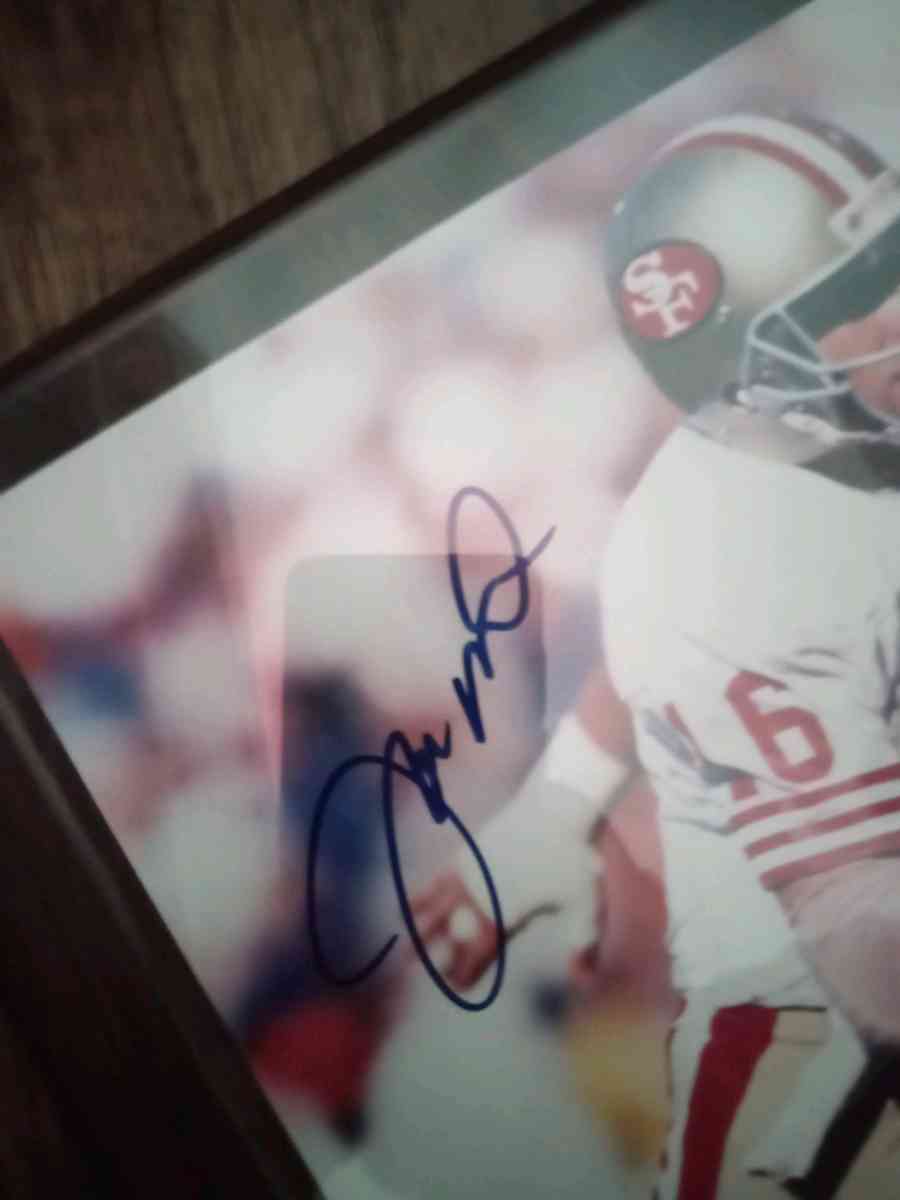 Joe Montana Autograph - Redding, California - FleaMarketBay