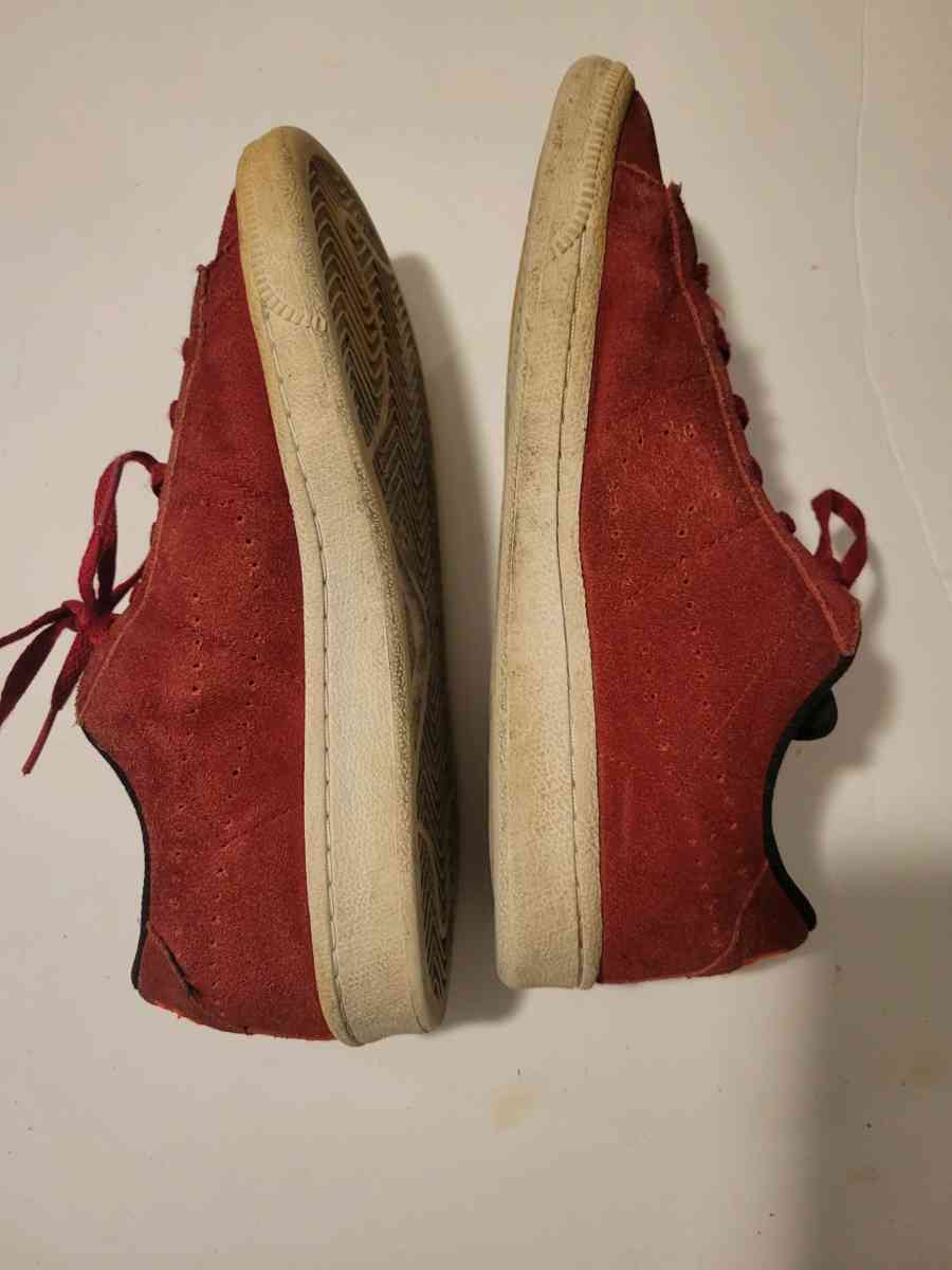 Size5Y Niki red seude sneakers - Jacksonville, Florida - FleaMarketBay