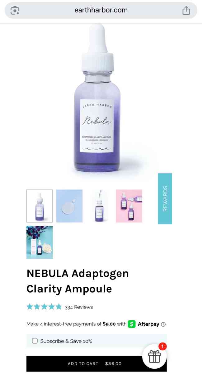 Earth Harbor Nebula Adaptogen Clarity Ampoule - Round Lake, Illinois - FleaMarketBay