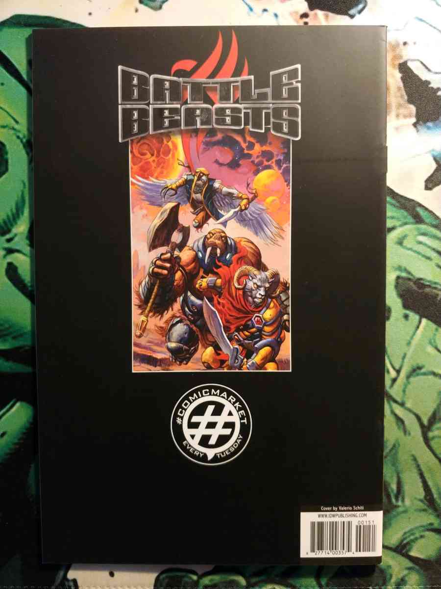 Battle Beasts 1 Exclusive Variant cover - Colonial Heights, Virginia - FleaMarketBay