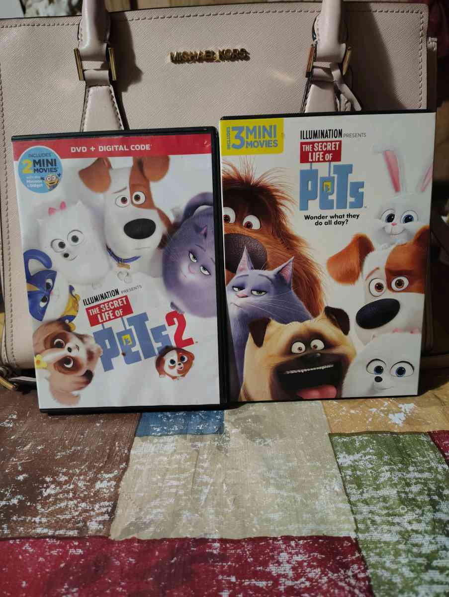 Secret Life of Pets 1 and 2 bundle