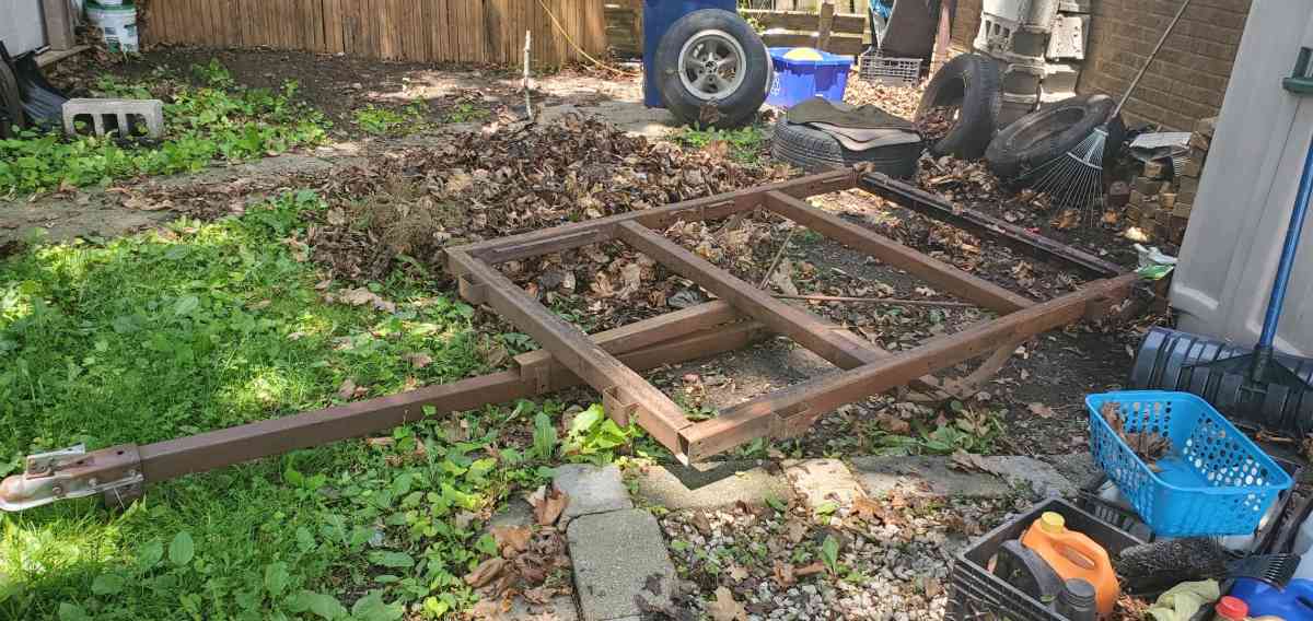 4x6ft utility dumping trailer project - Waukegan, Illinois - FleaMarketBay