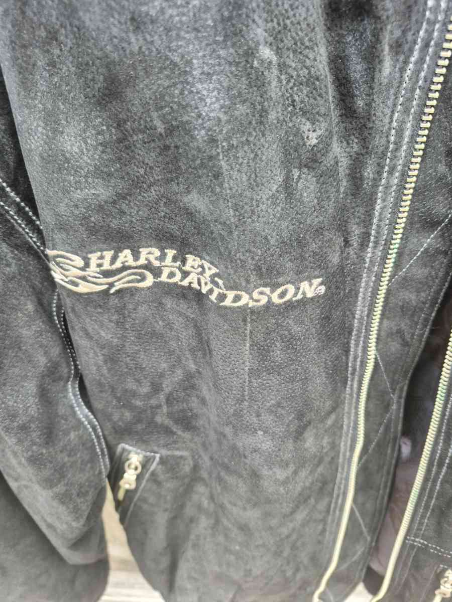 Harley Davidson Suede Jacket - Carthage, Tennessee - FleaMarketBay