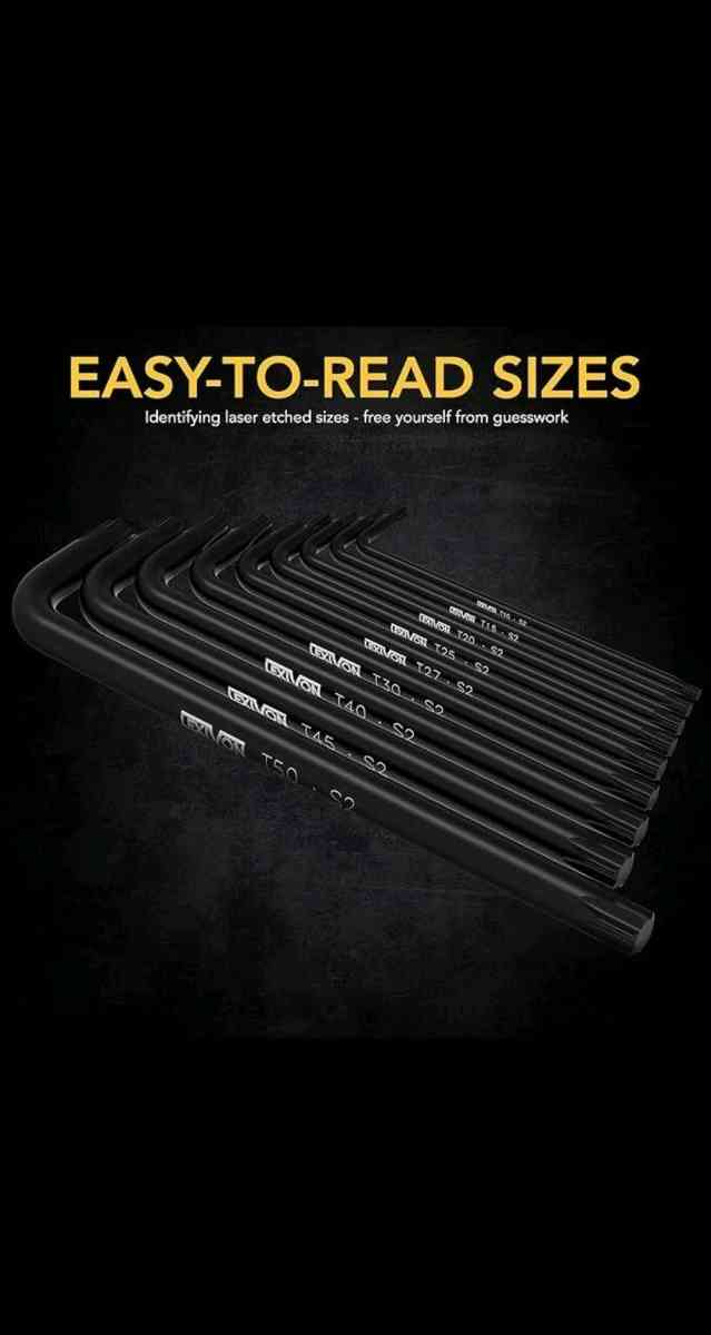 LEXIVON Master Wrench Key Set 35Pc Long Arm Ball End Hex Key - Brooklyn, New York - FleaMarketBay