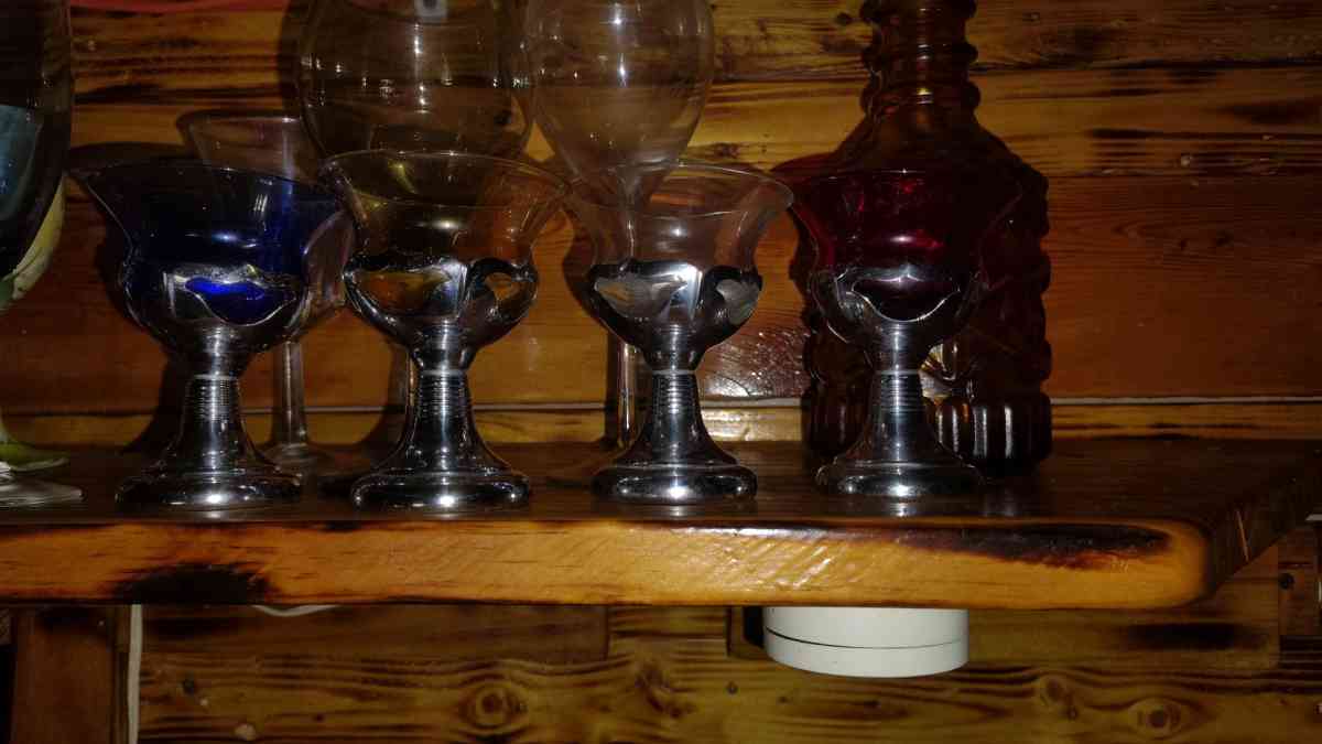 the antique ceremony ritual glasses the red one for 700 alon - Laurens, South Carolina