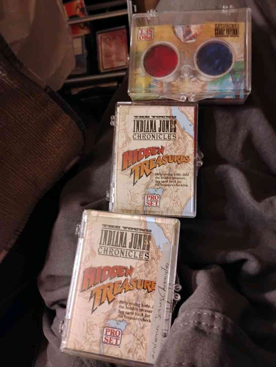 various trading card sets Indiana Jones Chronicles Star Trek - Beeville, Texas
