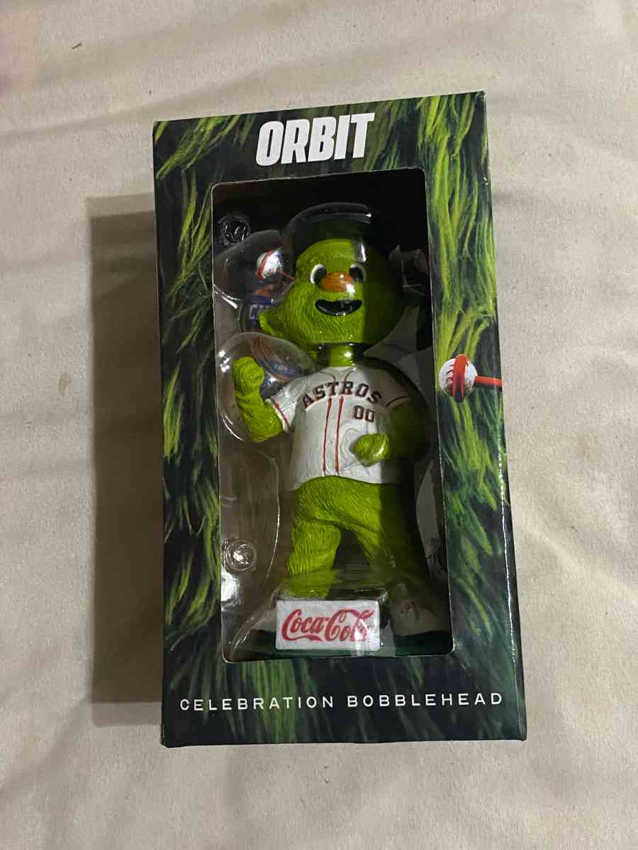 Houston Astros orbit 2022 World Series flag bobble head - Houston, Texas