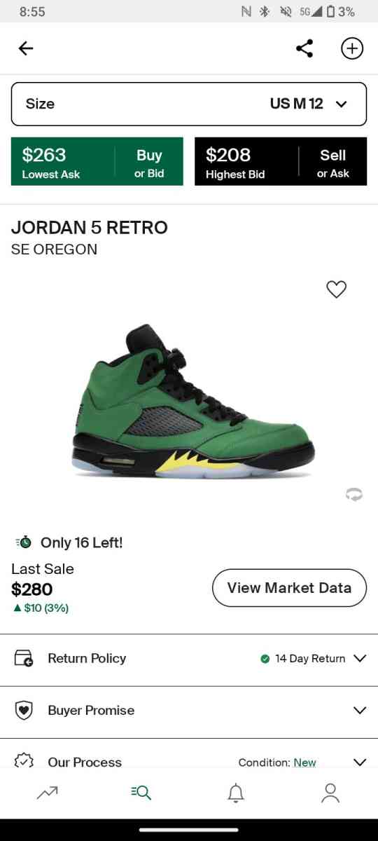 Jordan Retro 5 SE Oregon - Acworth, Georgia - FleaMarketBay