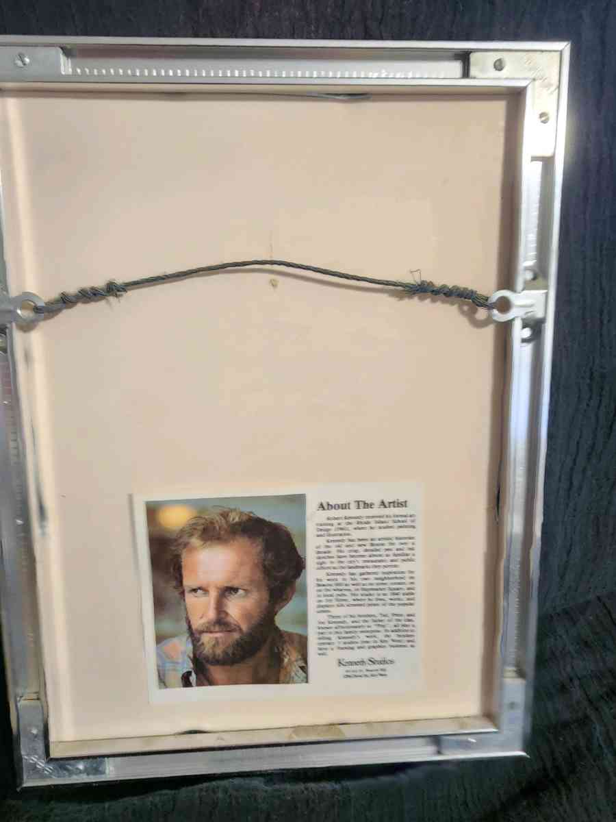 Lawson pottery and Kennedy print - Knoxville, Tennessee - FleaMarketBay