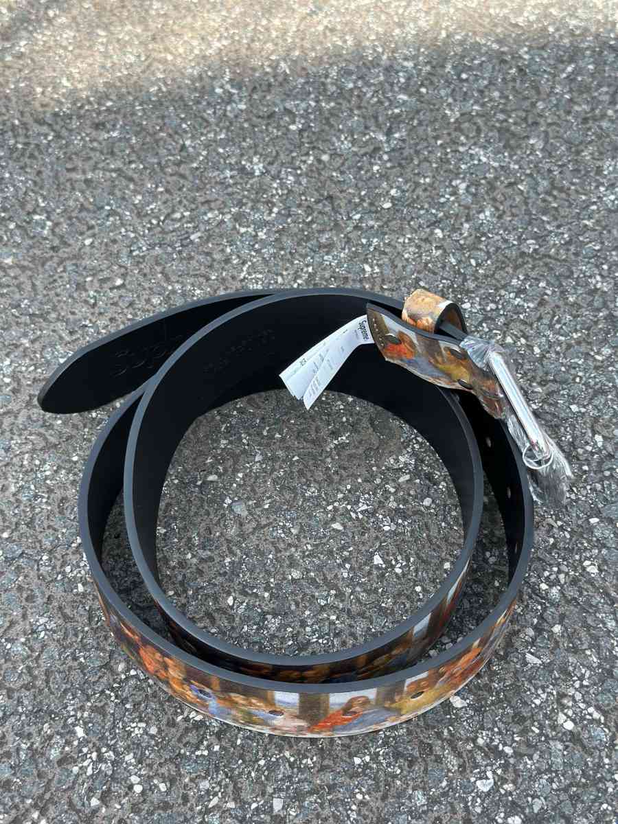 Supreme Last Supper Leather Belt Multicolor - Brooklyn, New York - FleaMarketBay