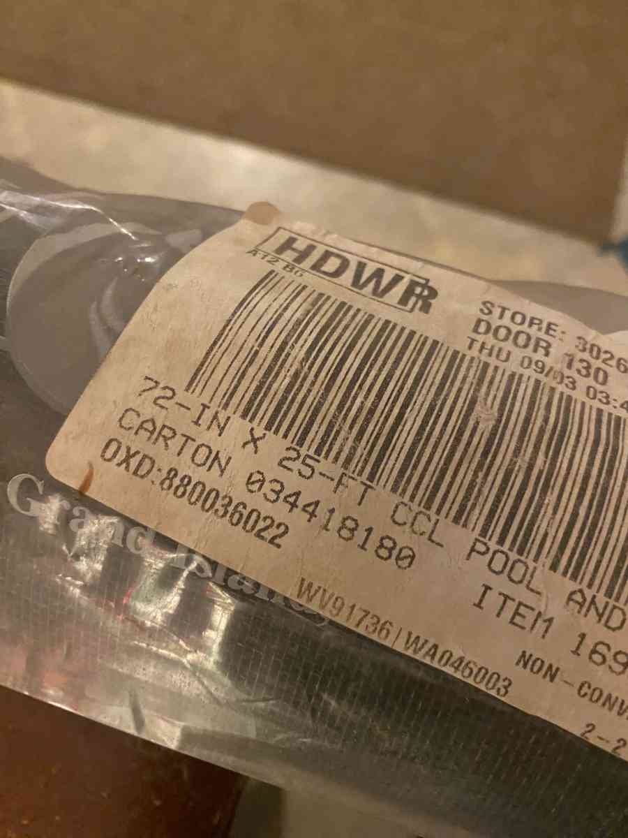 Pool and Patio Mesh Screening 6x25 - Blythewood, South Carolina - FleaMarketBay