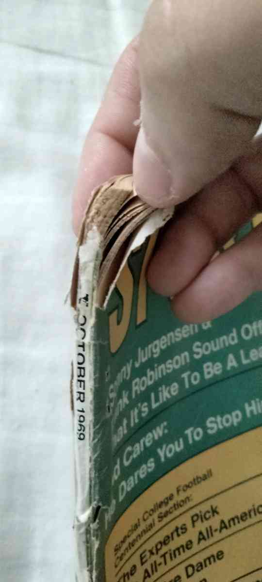 Vintage Sport Magazine October 1969 - Norristown, Pennsylvania - FleaMarketBay