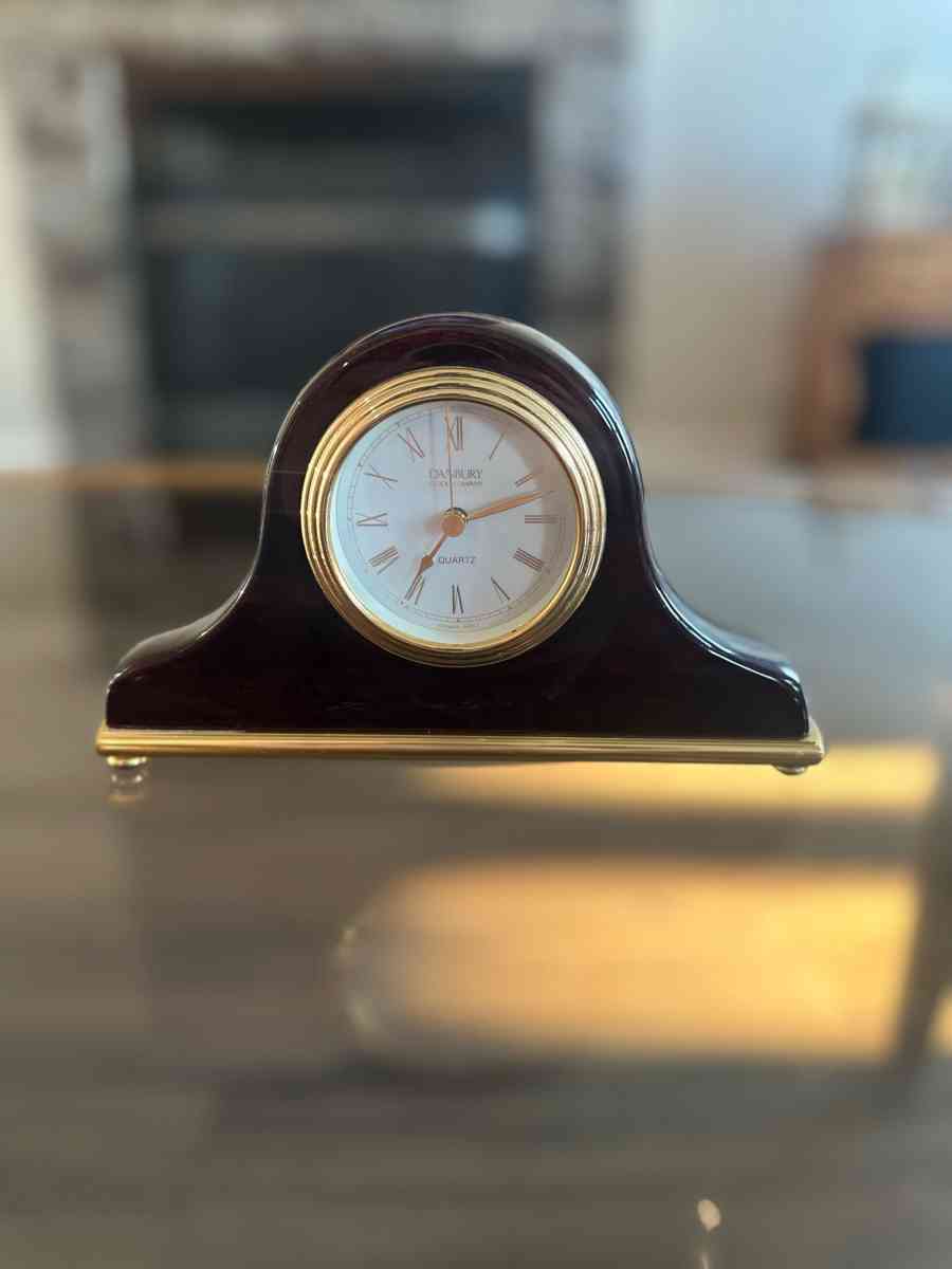 Danbury Classic Wooden Mantel Clock with Quartz Movement - Clarksville, Tennessee