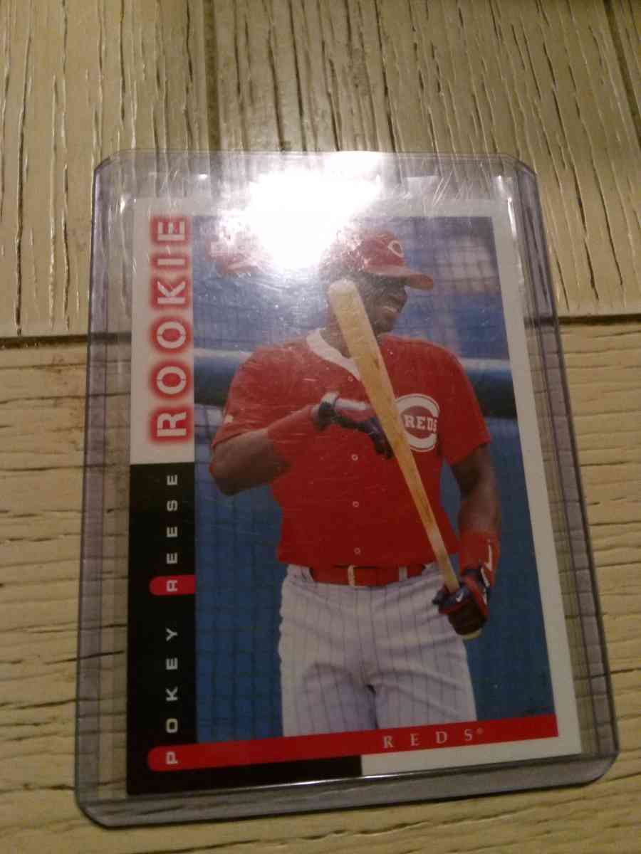 Pokey Reese Rookie score card - Milwaukee, Wisconsin - FleaMarketBay