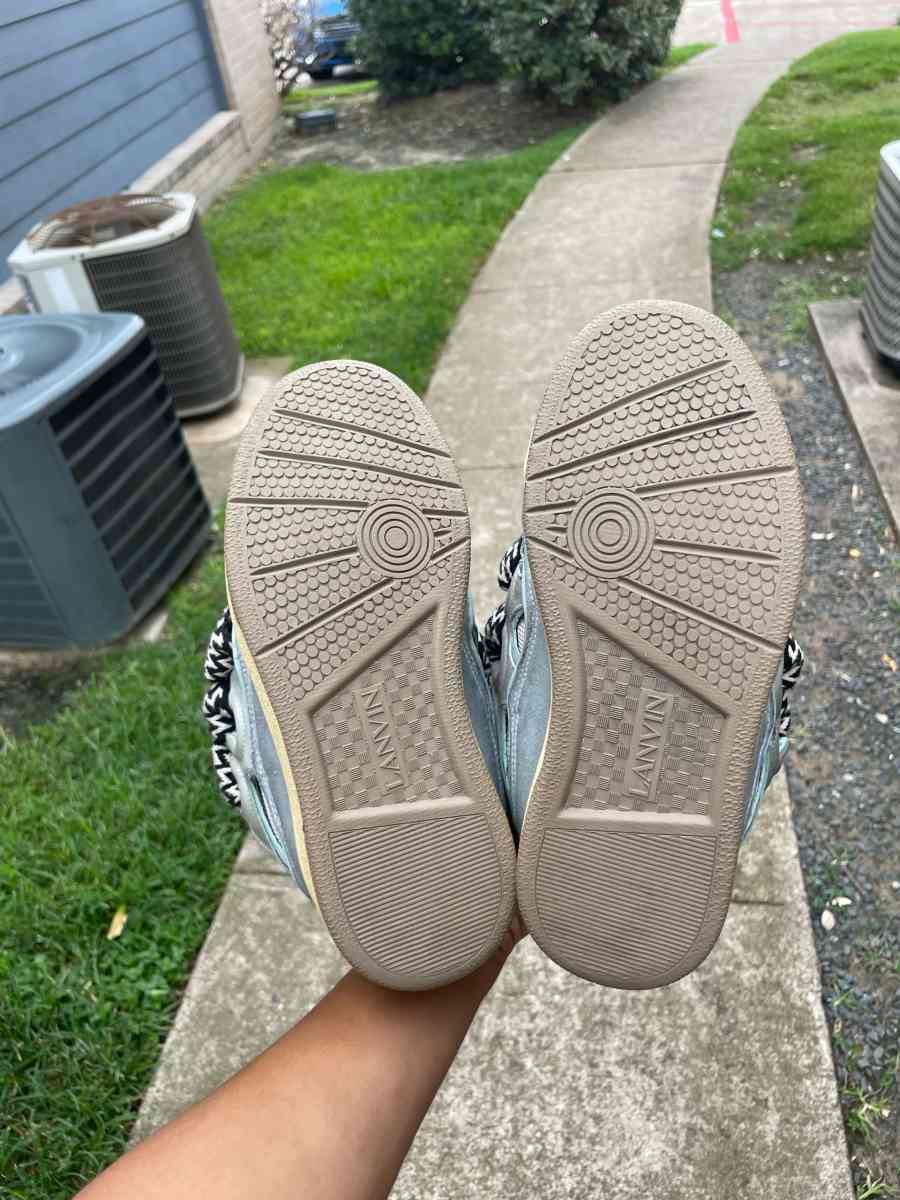 lanvin curb sneaker pale blue - Houston, Texas - FleaMarketBay