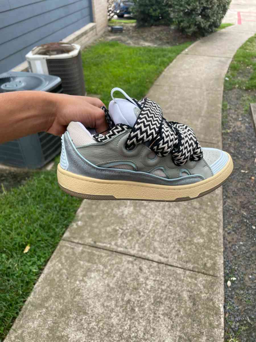 lanvin curb sneaker pale blue - Houston, Texas - FleaMarketBay