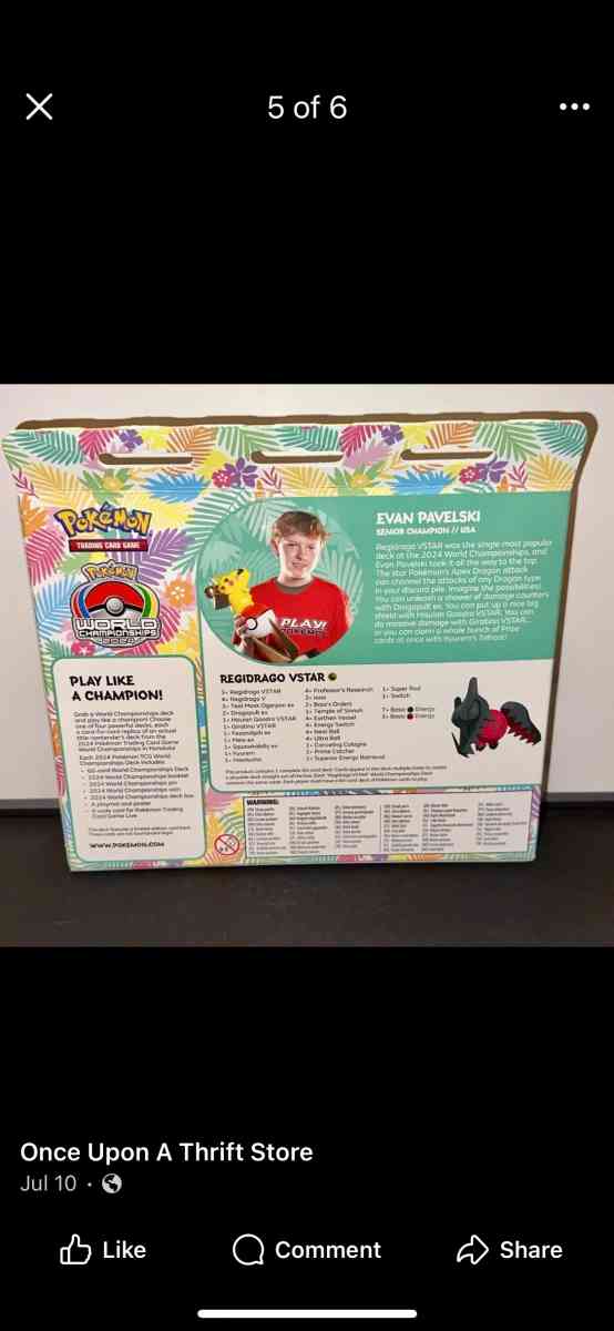 Pokmon TCG World Championship Deck 2024 Honolulu Roaring Moo - Gardendale, Alabama - FleaMarketBay
