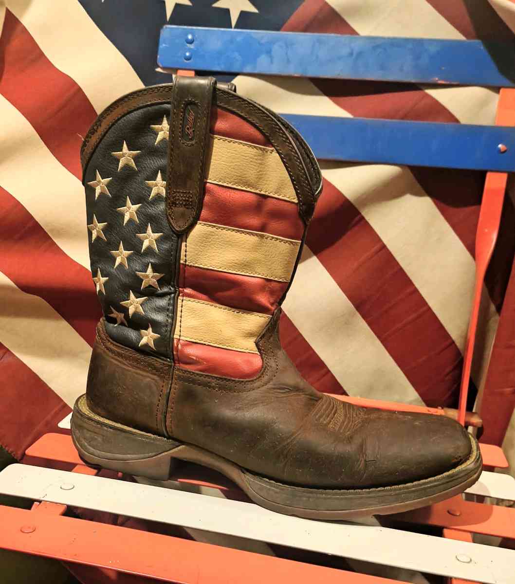 Rebel Durango mens size 12 American flag cowboy boots - Portland, Oregon - FleaMarketBay
