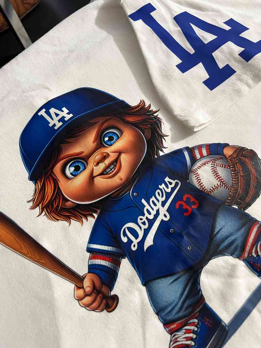 chuky and Tiffany dodgers shirt - Las Vegas, Nevada