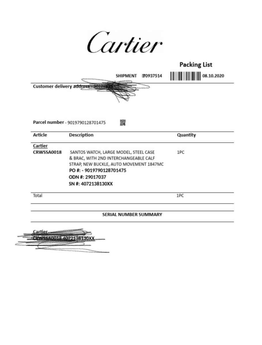 Cartier Santos de Cartier Mens Wristwatch Steel Silver With - Cleveland, Ohio