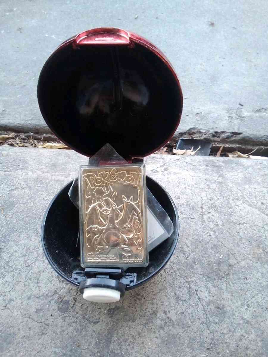 Charizard Gold Plated trading card - Sacramento, California