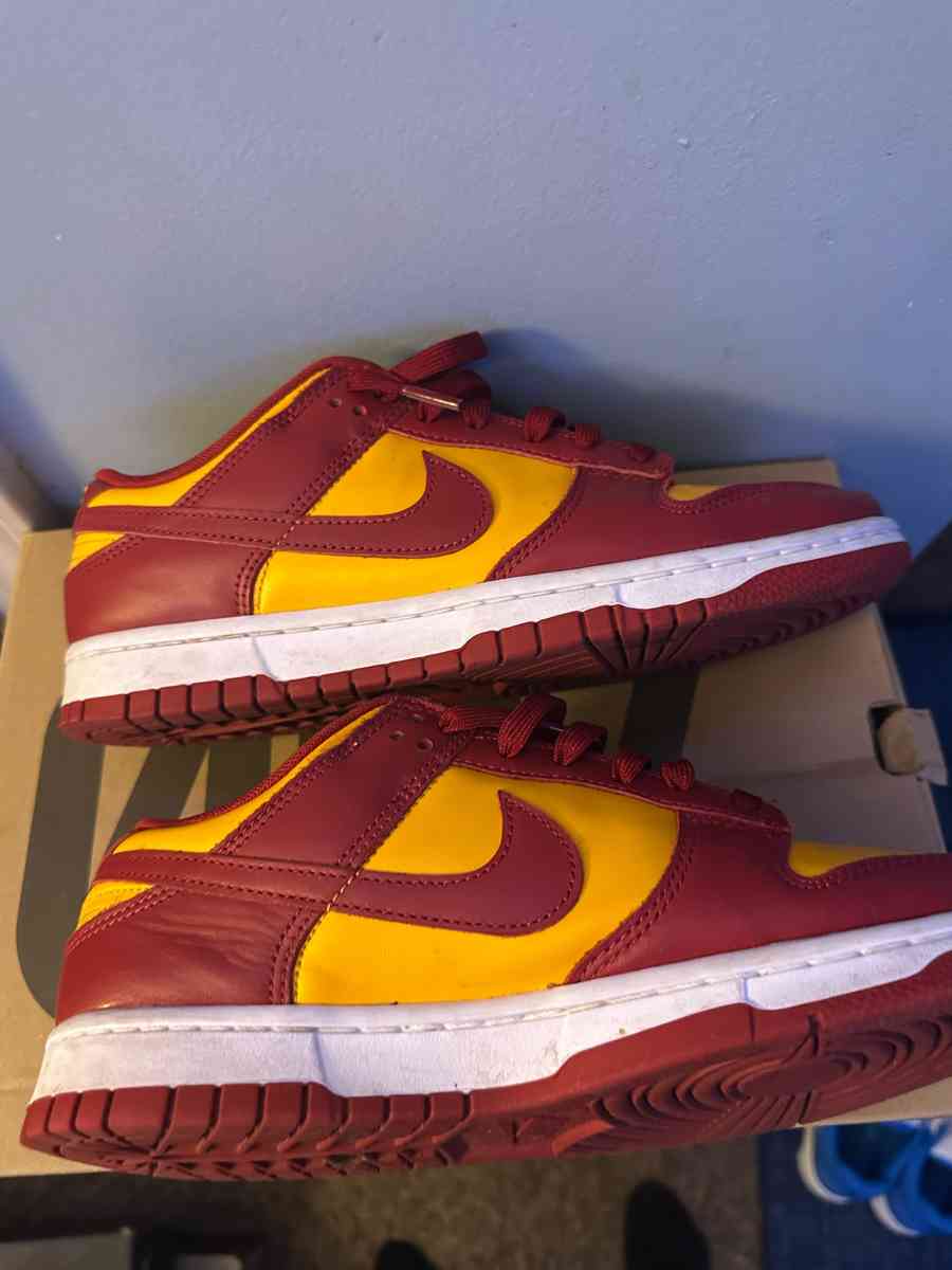 nike dunk low usc size 8 in half - Goodlettsville, Tennessee - FleaMarketBay