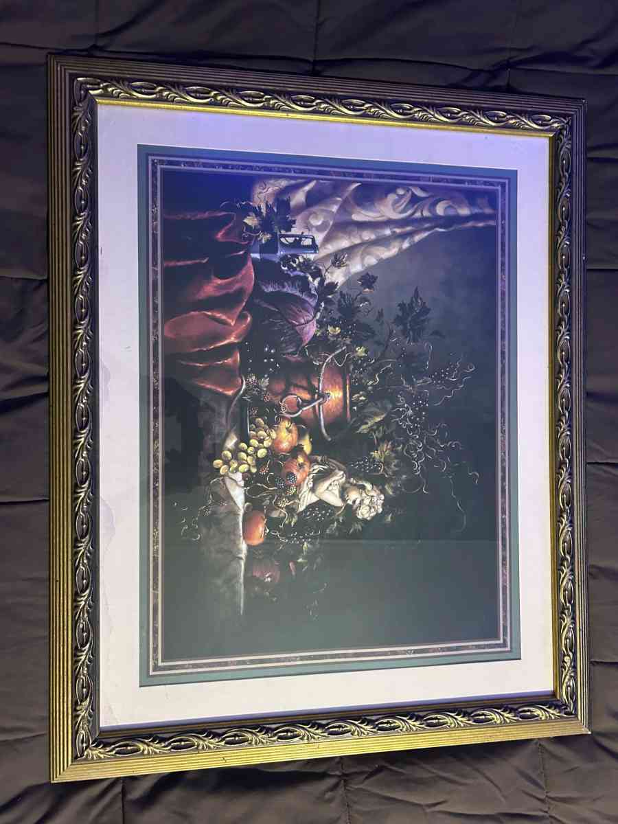 large original vintage painting - Birmingham, Alabama - FleaMarketBay