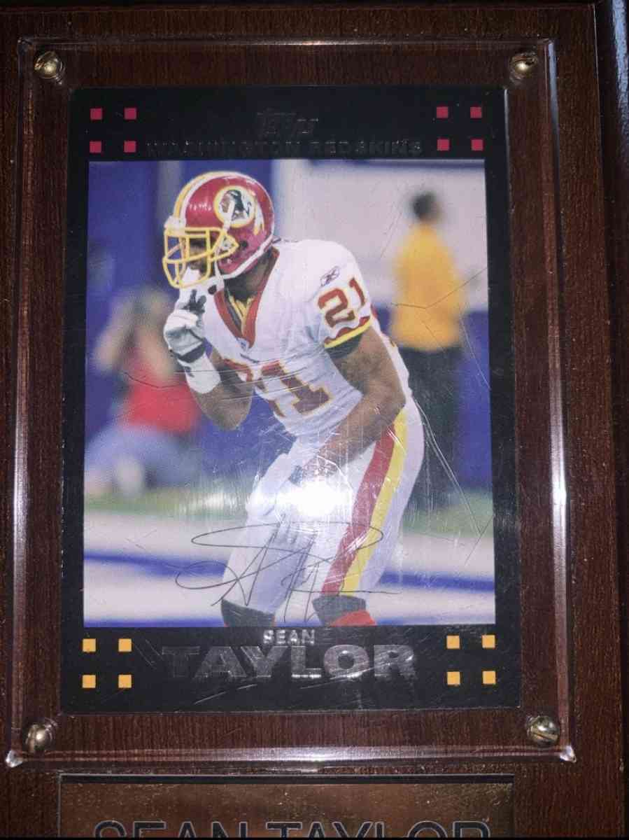 Sean taylor plaque - Burlington, New Jersey