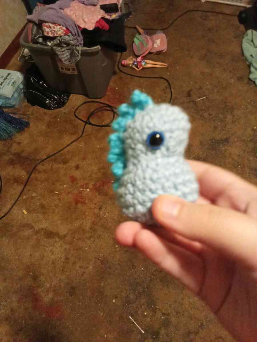 handmade crochet baby dino - Wellsburg, West Virginia