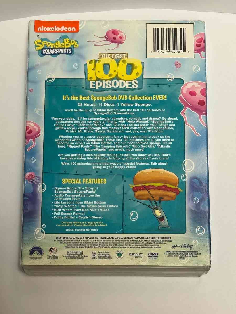 SpongeBob SquarePants The First 100 Episodes  14Disc DVD Set - Naples, Florida - FleaMarketBay