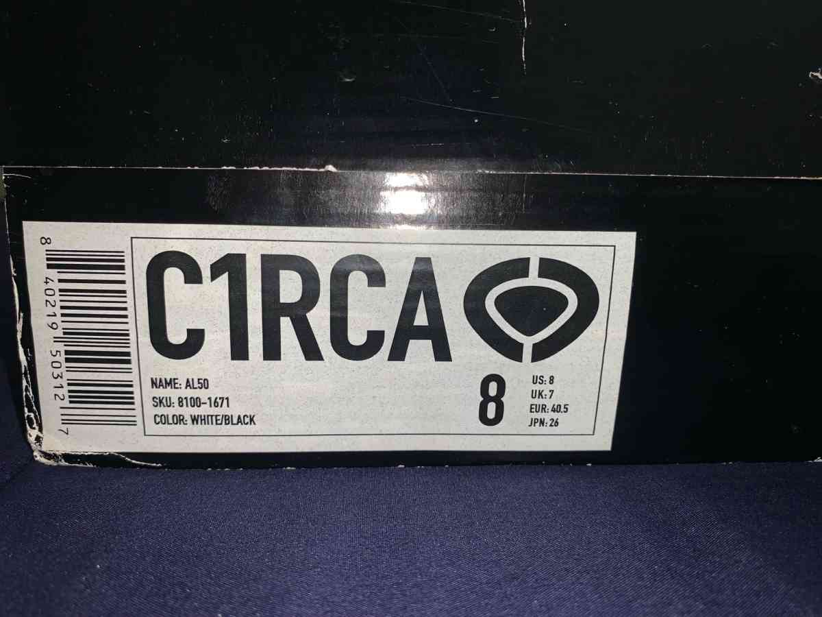 C1RCA BLACK AND WHITE SHOES - Bakersfield, California - FleaMarketBay